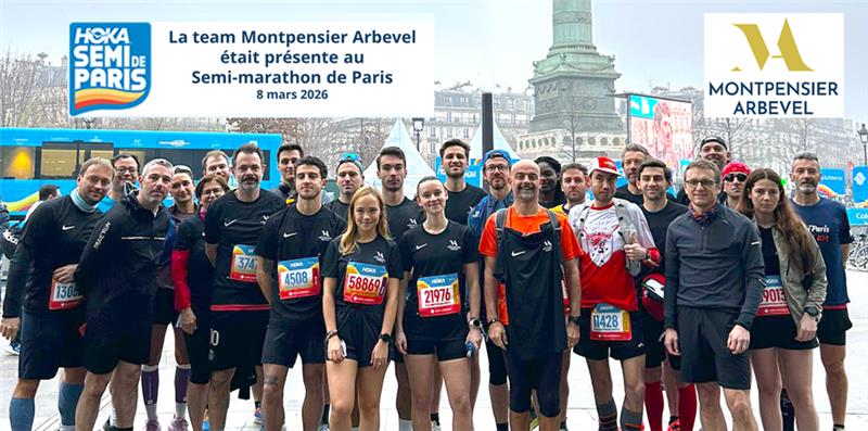 Read more about the article 🏃‍♂️🏅 La team Montpensier Arbevel sur la ligne d’arrivée du Semi-Marathon de Paris 2026! 🏅🏃‍♀️